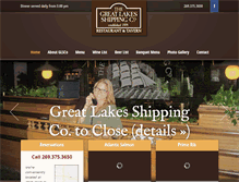 Tablet Screenshot of greatlakesshippingco.com